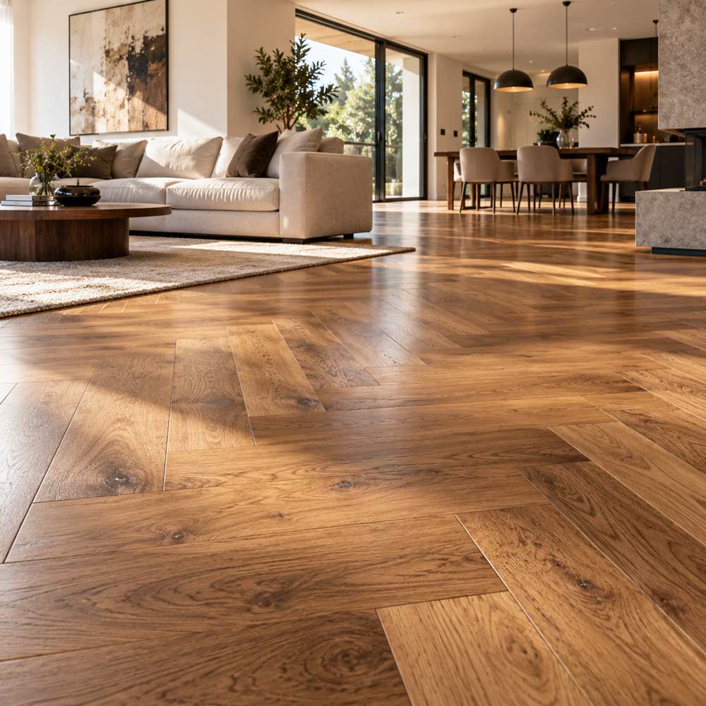 Parquet Milano - pavimento in legno elegante in ambiente moderno